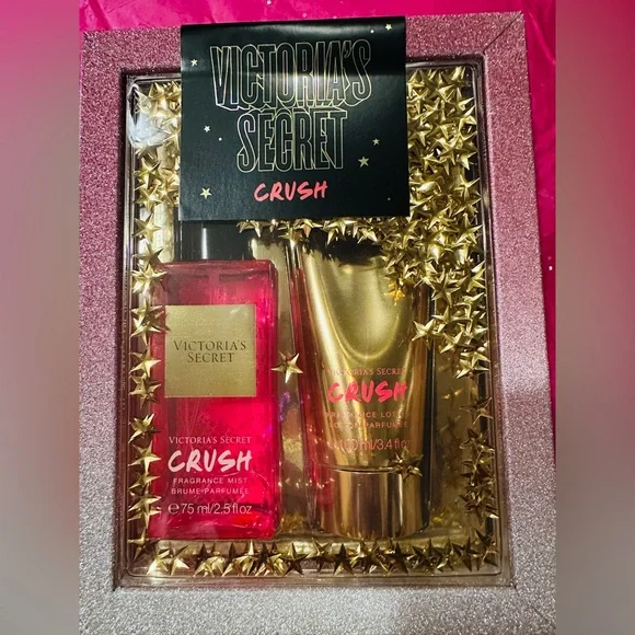 Victoria's Secret Crush Perfume and Lotion Set - Pink and Gold - Picture 2 of 7
